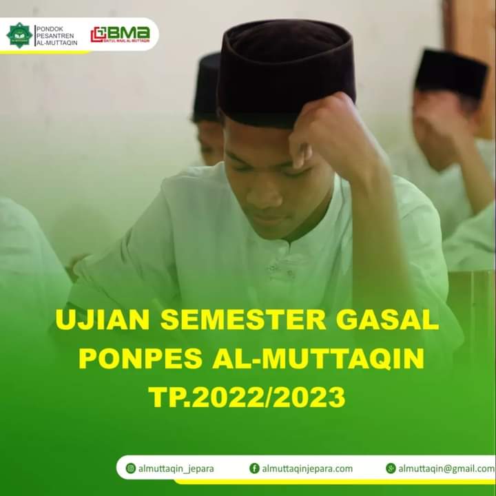 Ujian Semester Gasal Pondok Pesantren Islam Al Muttaqin TP. 2022/2023